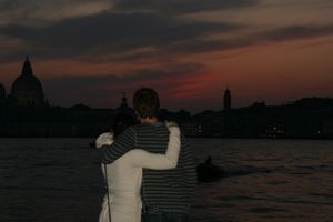 Watching the Sunset Over Venice...