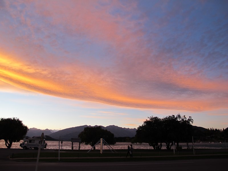 Sonnenuntergang am Lake Wanaka