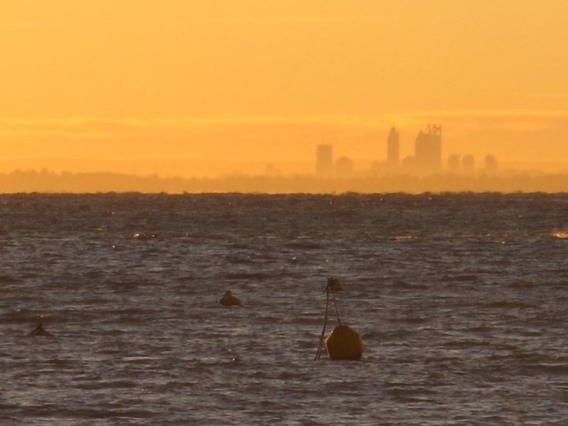 die Skyline von Perth