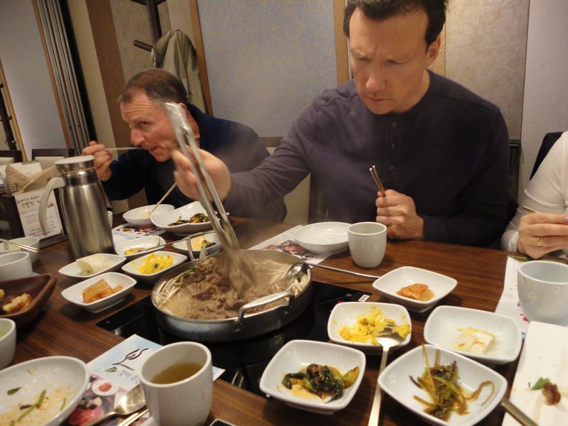 A Korean Barbecue lunch