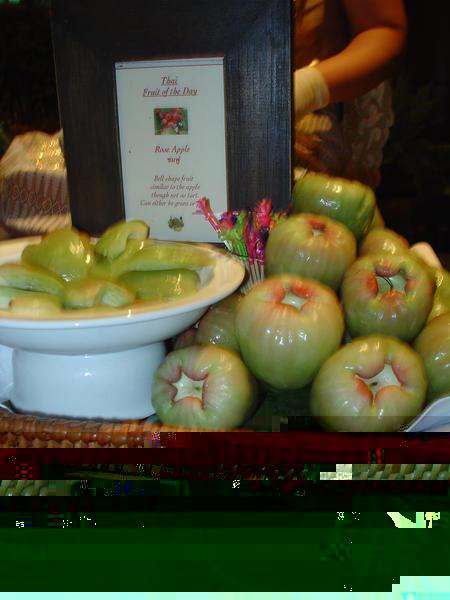 Rose Apple, fruit of the Day at Banyan Tree Bangkok