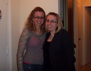 With my past research assistant, Carlie!