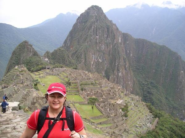 Me with Machu Picchu in the background
