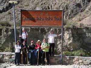 Km 82 The start of the Inca Trail