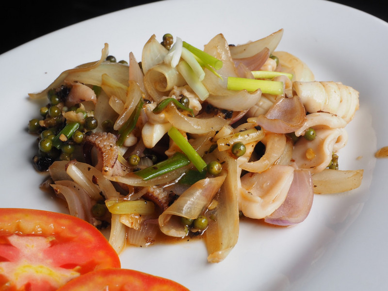 Squid with Kampot Pepper