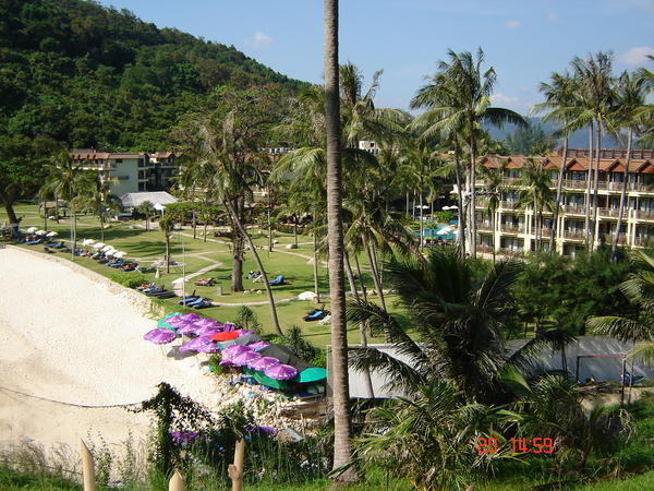 View of Merlin Beach Resort from the Cliff