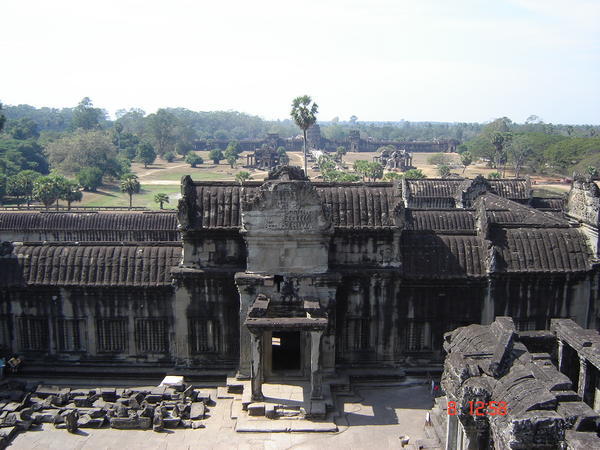 View from the top of Angkor Wat