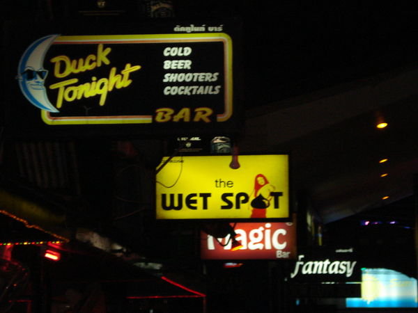 Which bar would you like? Wet Spot!!