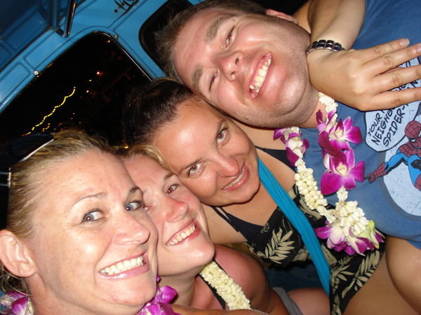 Squashed in the tuktuk with Leisha and Scott!