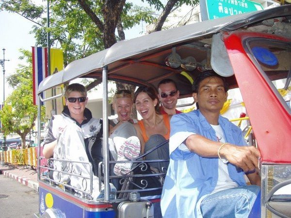Tuk Tuk Rides are just the best.. the more people squeezed in the better! 