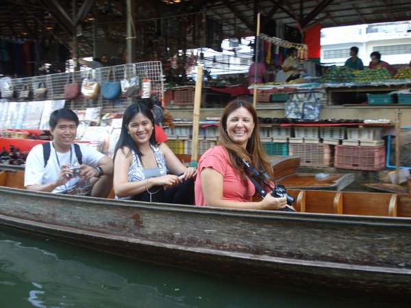 Mike, Grace and Renata... Floating Markets