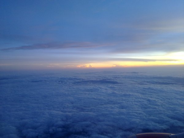 Sunrise over Malaysia