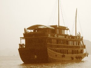 Junk Boat in Halong Bay