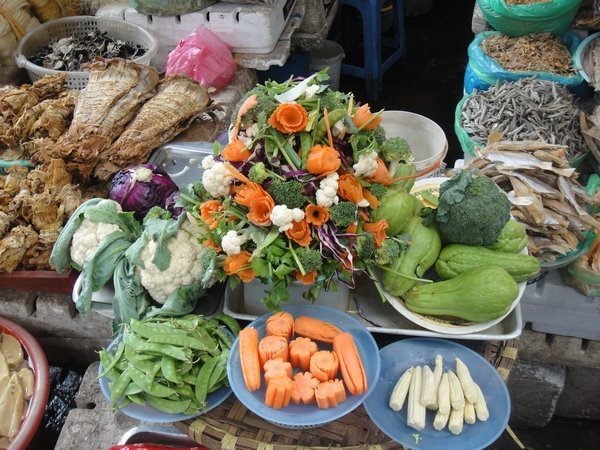 Vegetables Galore at the Wet Markets in Hanoi