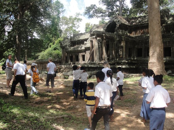 Touring Angkor Wat
