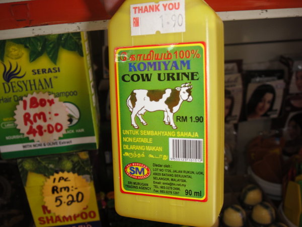 Cows Urine! Good Luck for your new home!