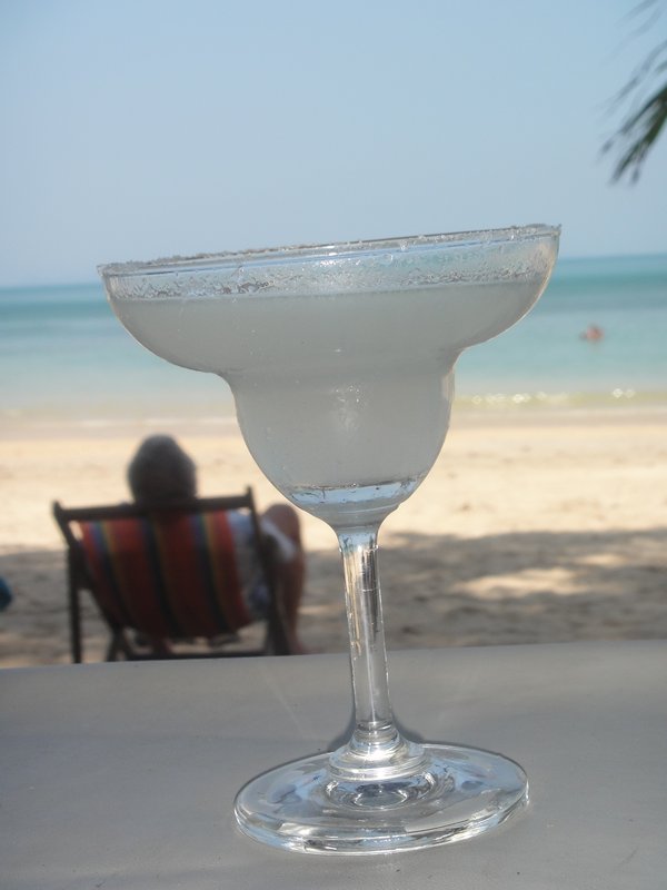 Margaritas on the beach.... 
