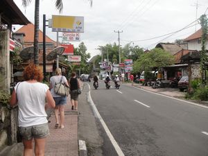 Walking the streets of Ubud