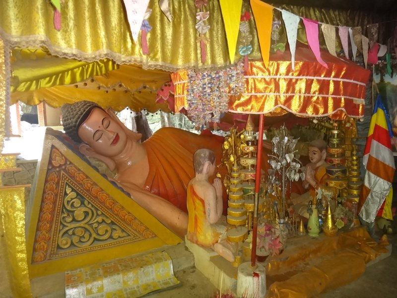 The Reclining Buddah at Kompong Trach Caves