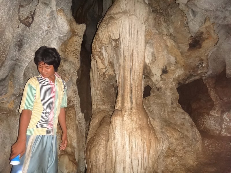 Kompong Trach Caves... My guide