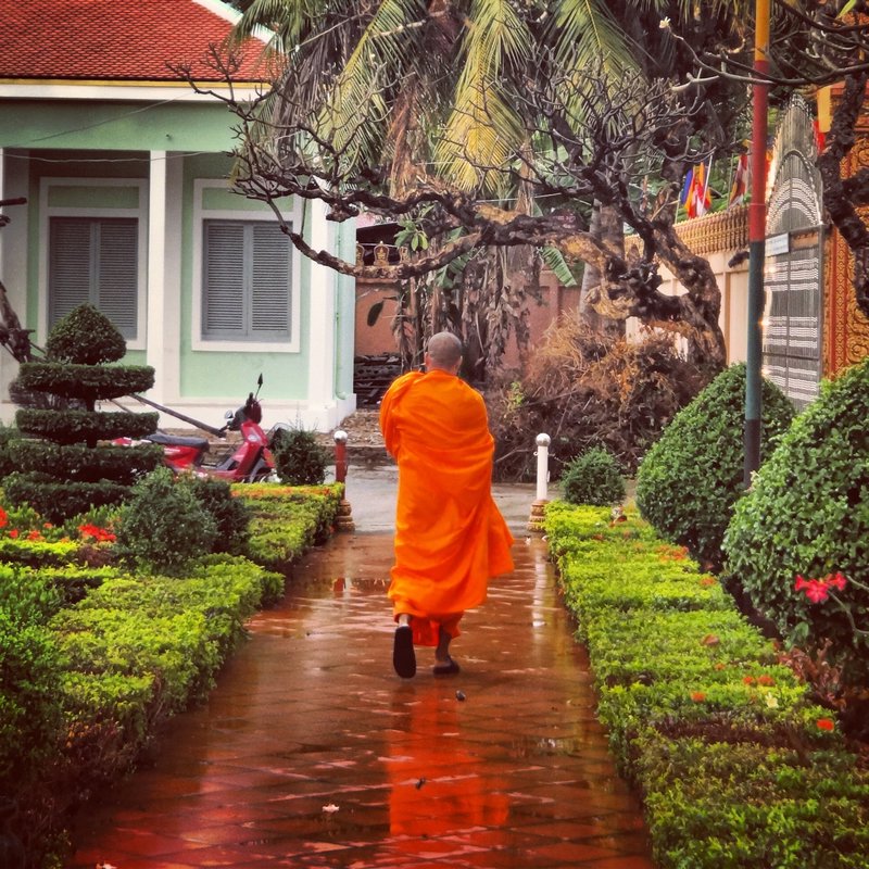 The Monk that had a chat to me after their prayer session