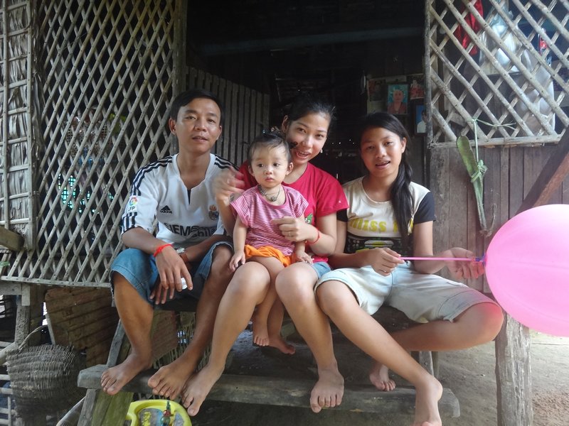 Tekea and his beautiful family
