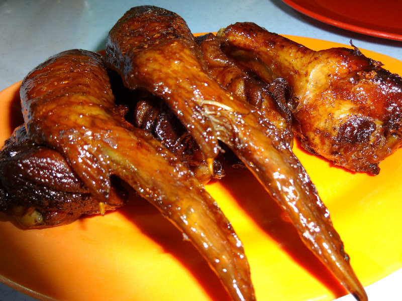 Perfectly cooked chicken wings