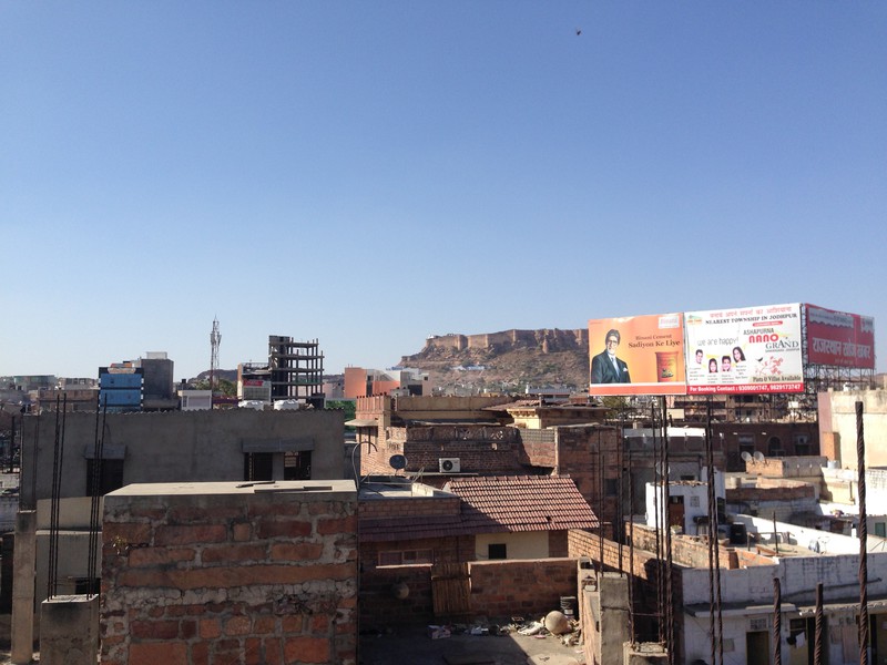 My only photo of Jodhpur.. from the rooftop of the Guesthouse