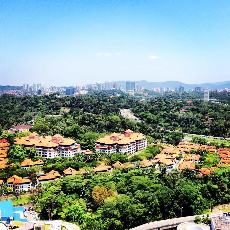 Aloft Hotel Kuala Lumpur - the view 