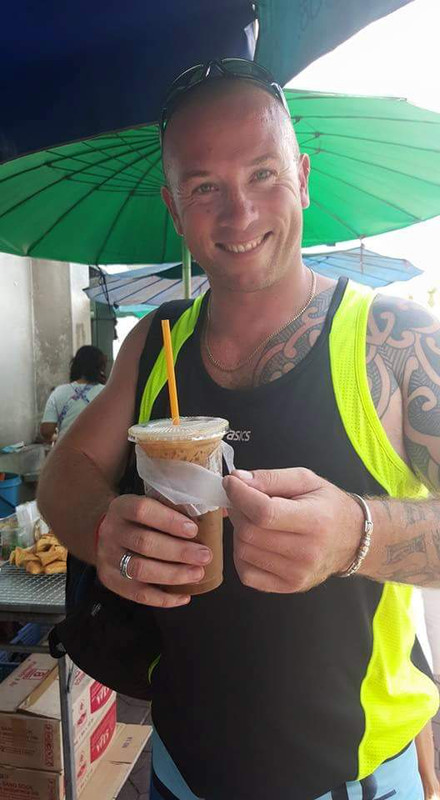 Thai Iced Coffee from a street vendor