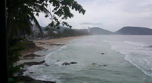 View over Patong from Baan Rim Pa Restaurant (nice but super expensive!)