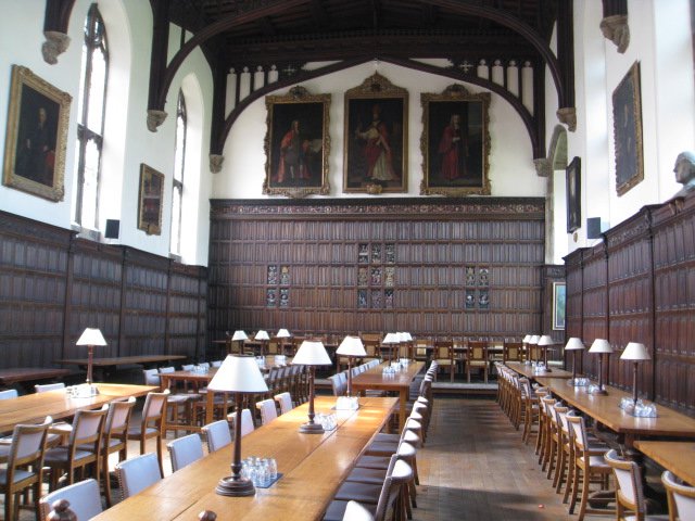 dining hall exeter college