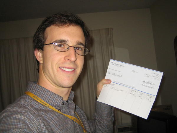first career paycheck!