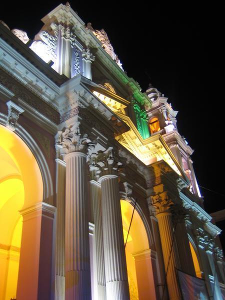 the cathedral at night