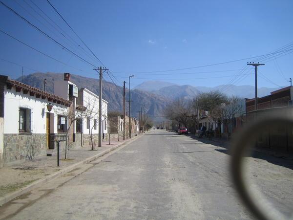 the charming mountain town of cafayate
