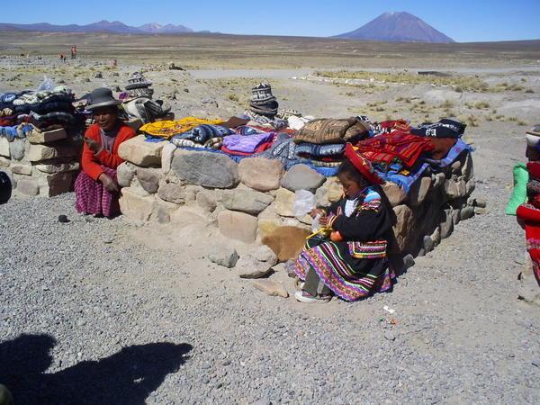 Shopping on the way to Colca Canyon