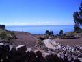 View of Lake Titicaca from Taquile Island