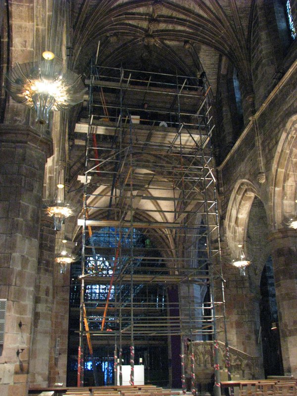work in the cathedral