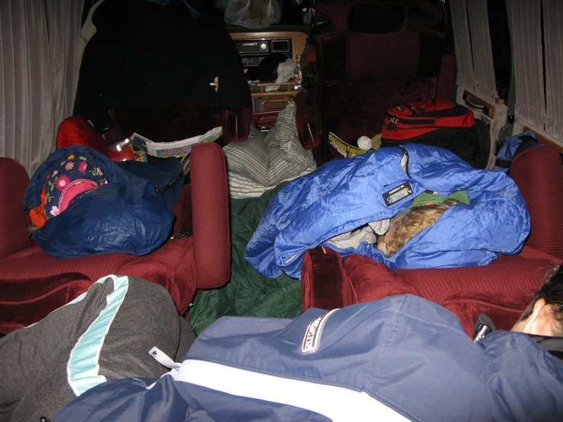 Sleeping in the Van