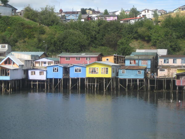 Traditional Houses in Castro, Chiloe