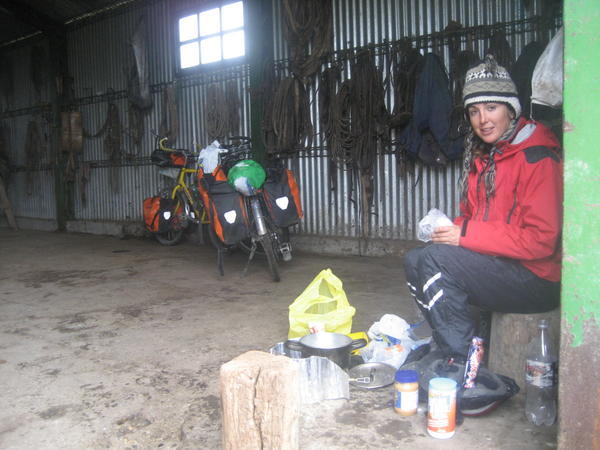 Lunch in the stables!