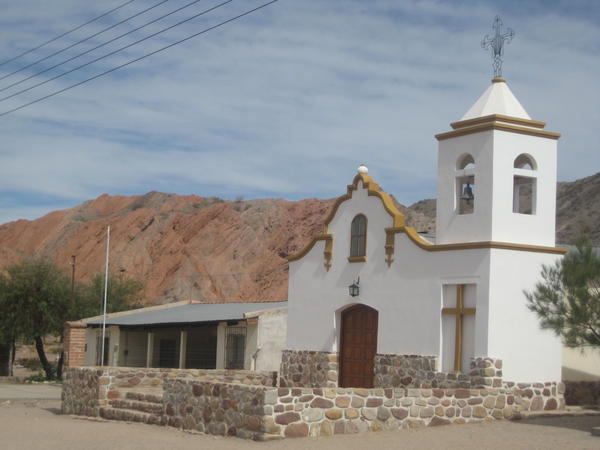 One of the many churches on the way
