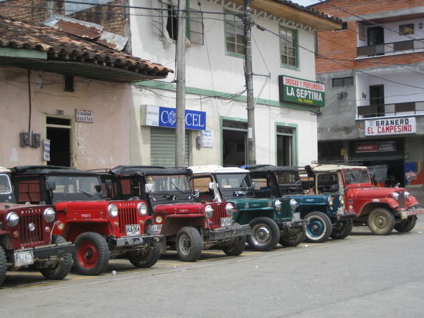 Taxis in the Zona Cafetera