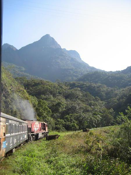 The train going back to Curitiba