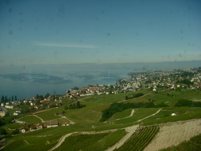 Lucerne view from train
