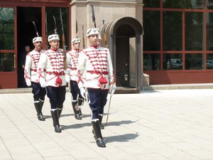 Changing of the guard Bulgarian style in Sofia