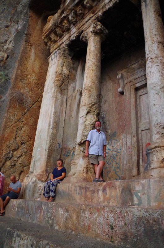 Lycian tombs above old Fethiye