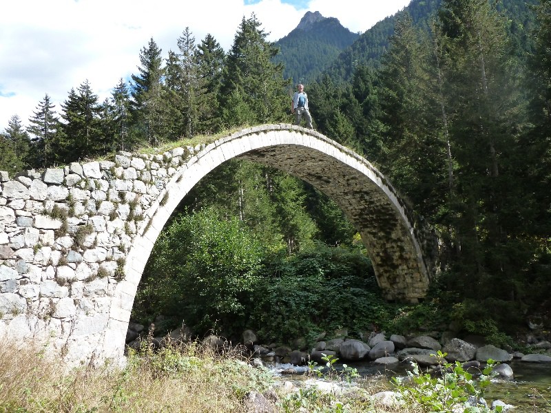 A classic foot bridge