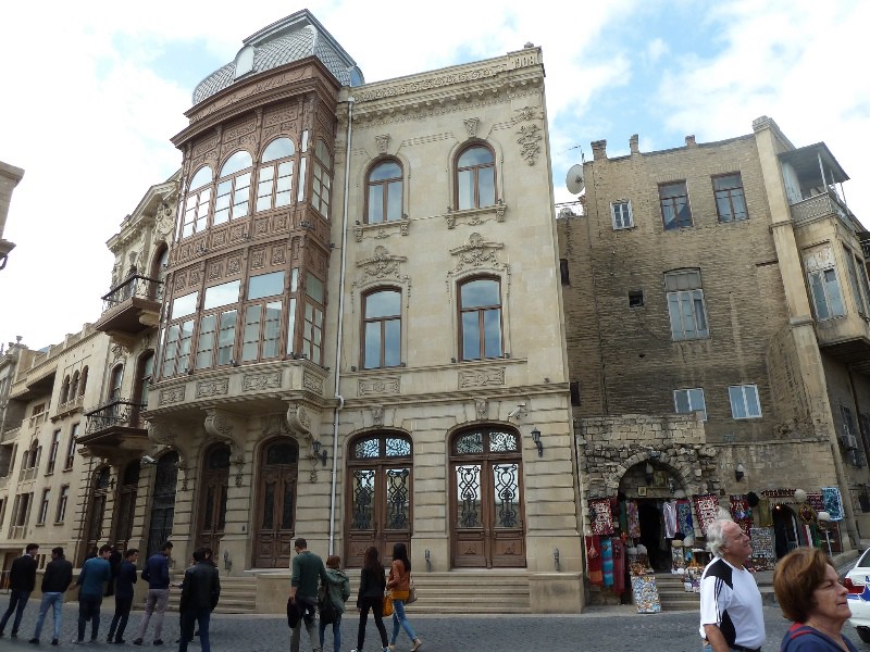 Traditional houses in old Baku