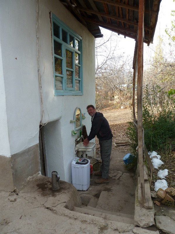 Washing at the Aslanbob homestay